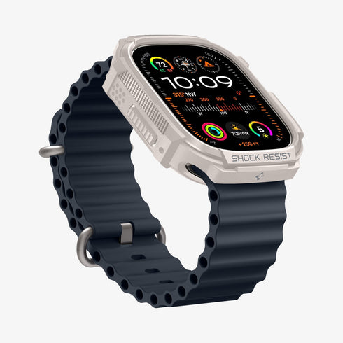 ACS05456 - Apple Watch Series (Apple Watch (49mm)) in matte black showing the front